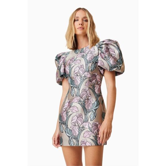 ELLIATT Aurora Party Embellished Mini Dress Wedding Cocktail 👗size S NWT$ 259 - Picture 3 of 8